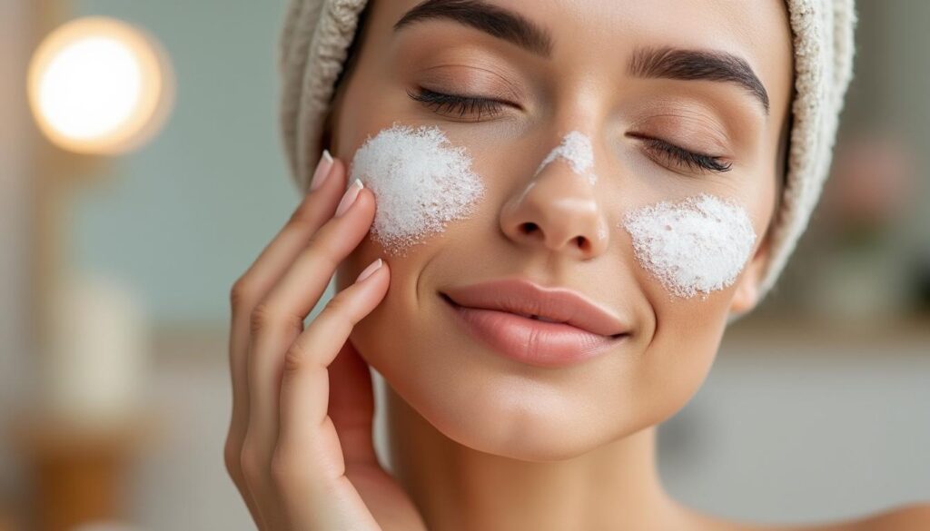 découvrez l'importance du gommage visage pour éliminer efficacement les cellules mortes de l'épiderme et révéler une peau douce et lumineuse.