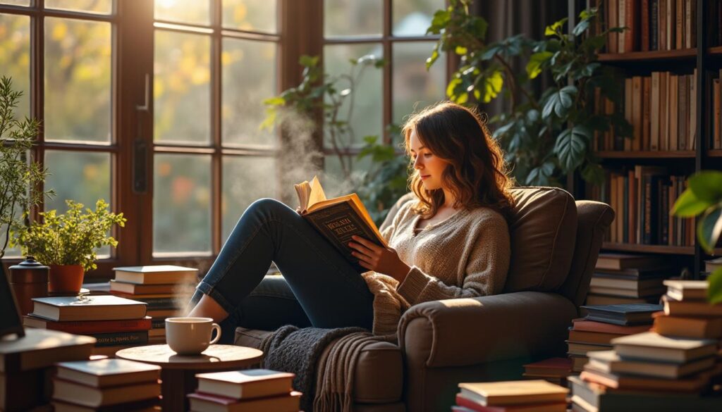 découvrez comment l'immersion quotidienne dans les livres papier favorise l'installation durable de l'habitude de lecture.