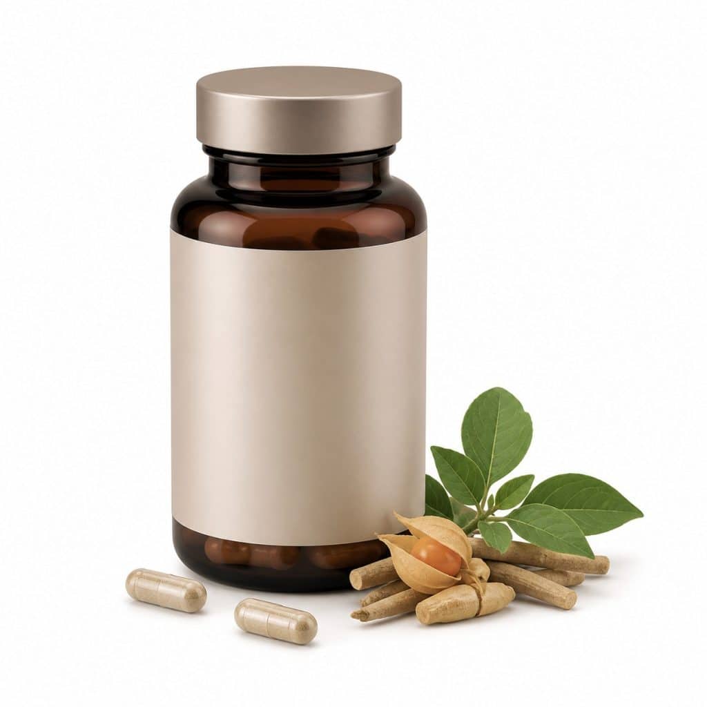 Ashwagandha, boîte de 60 gélules présenté seul