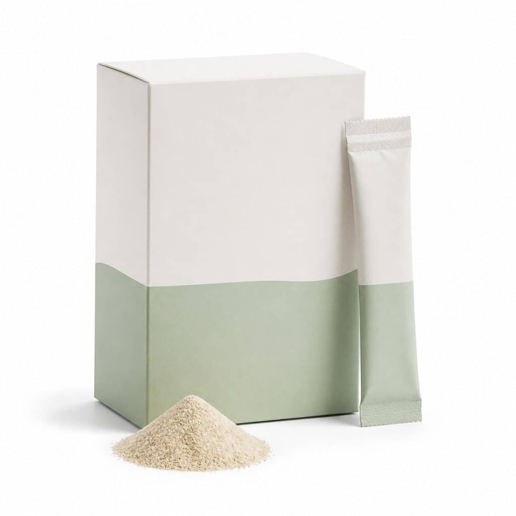 Complexe fibres solubles, boîte de 20 sachets présenté seul