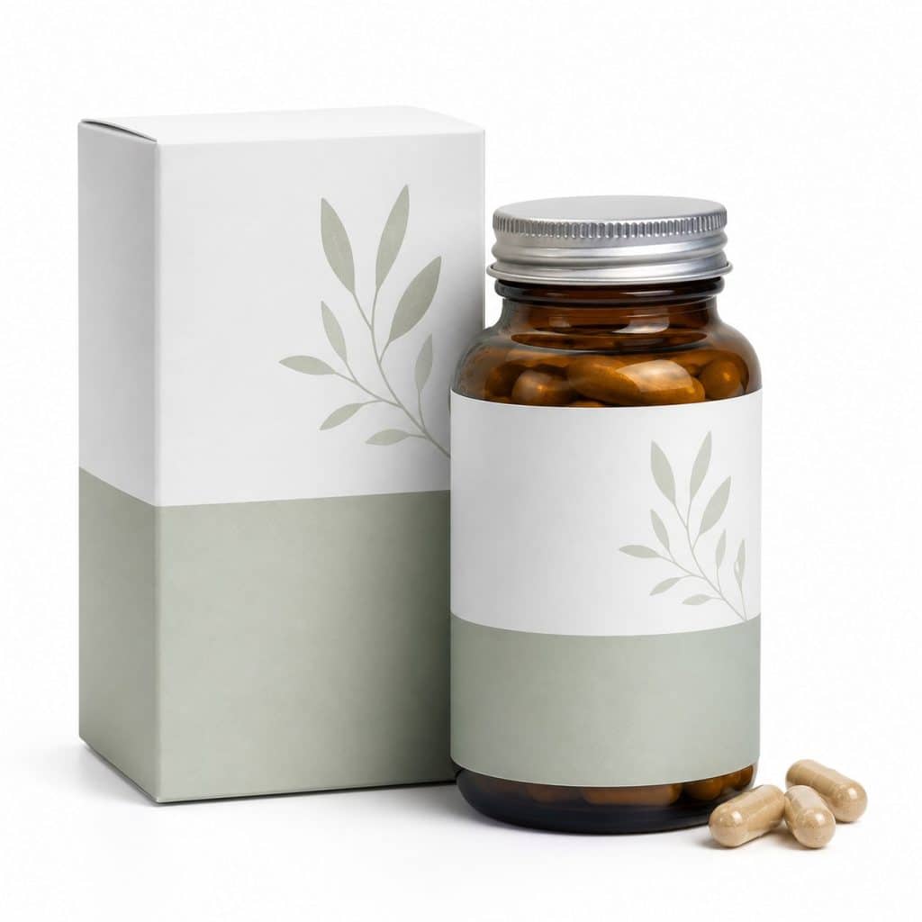 Complexe magnésium et vitamines B, boîte de 60 gélules présenté seul