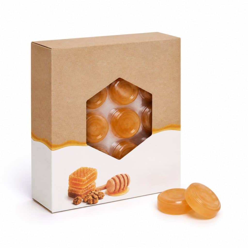 Pastilles gorge miel et propolis, boîte de 24 présenté seul