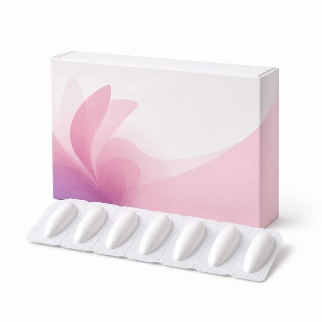 Probiotiques flore intime, boîte de 7 ovules présenté seul