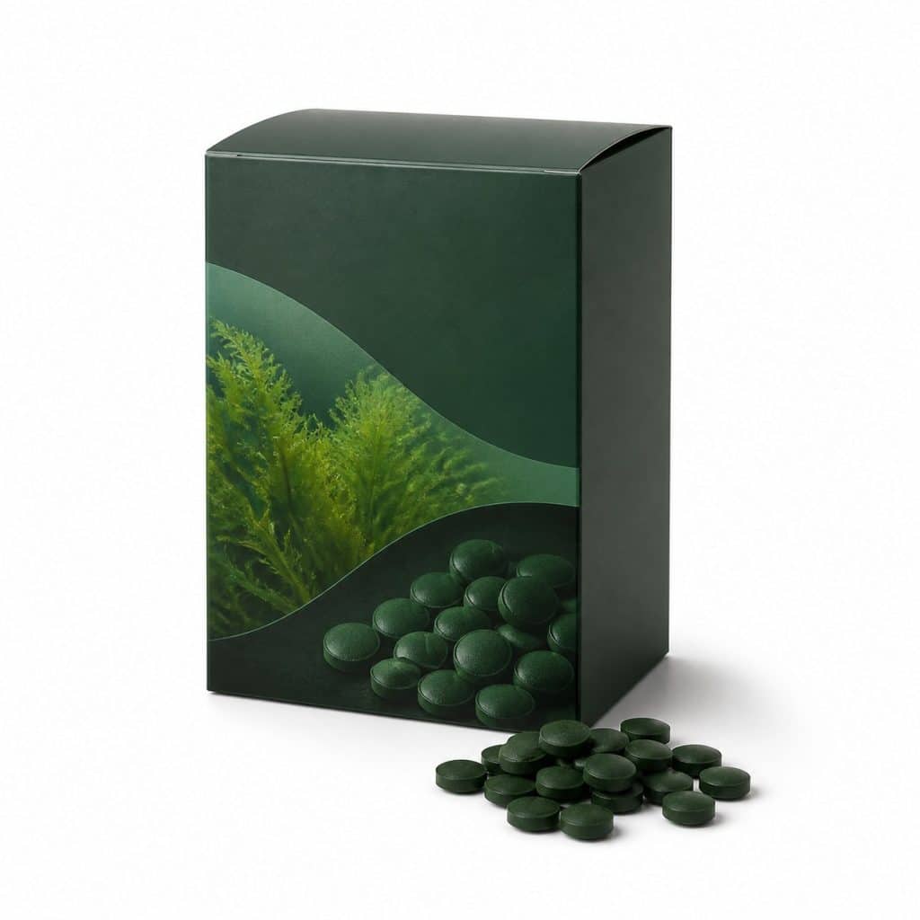 Spiruline, boîte de 200 comprimés présenté seul