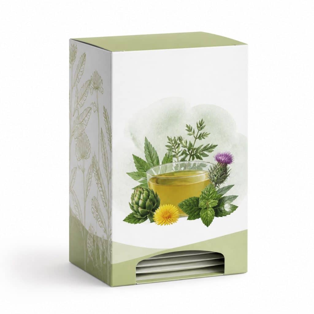 Tisane détox foie, boîte de 20 sachets présenté seul