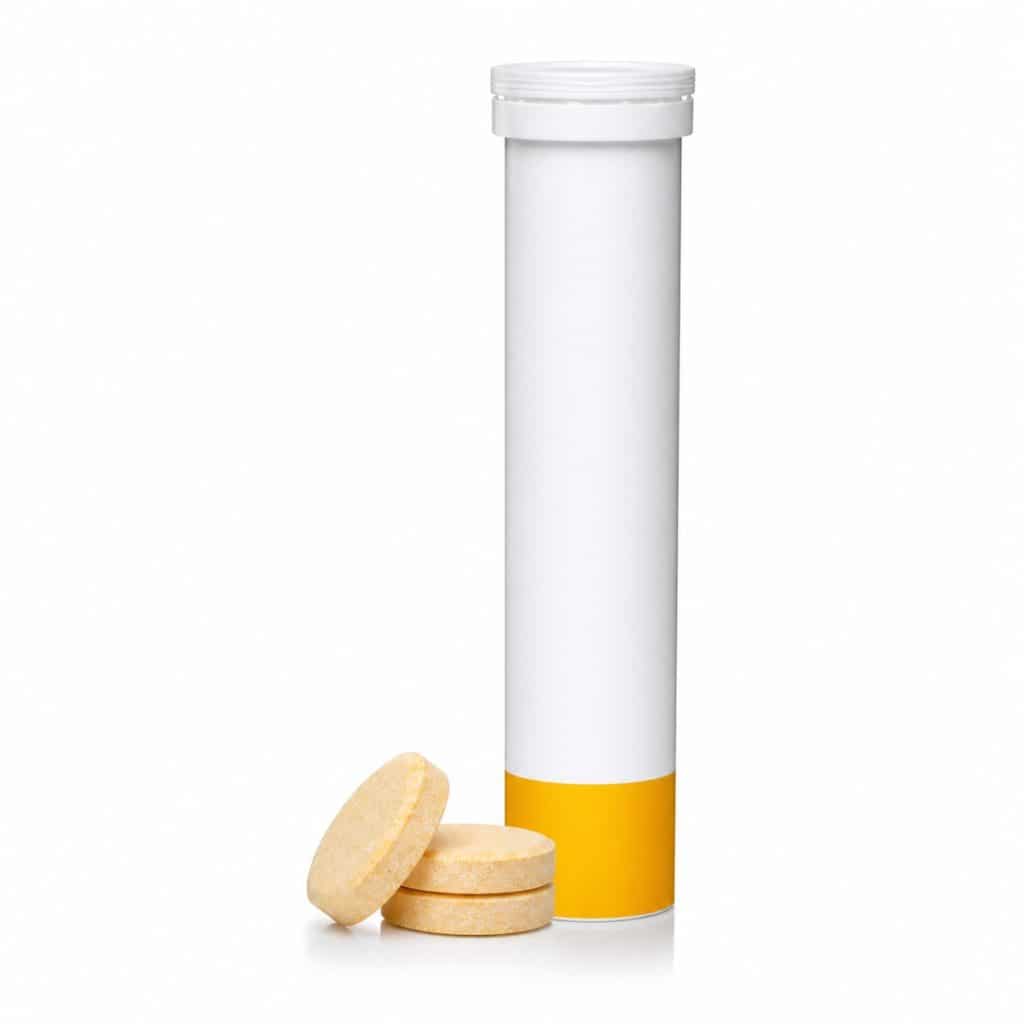 Vitamine C effervescente, tube de 20 comprimés présenté seul