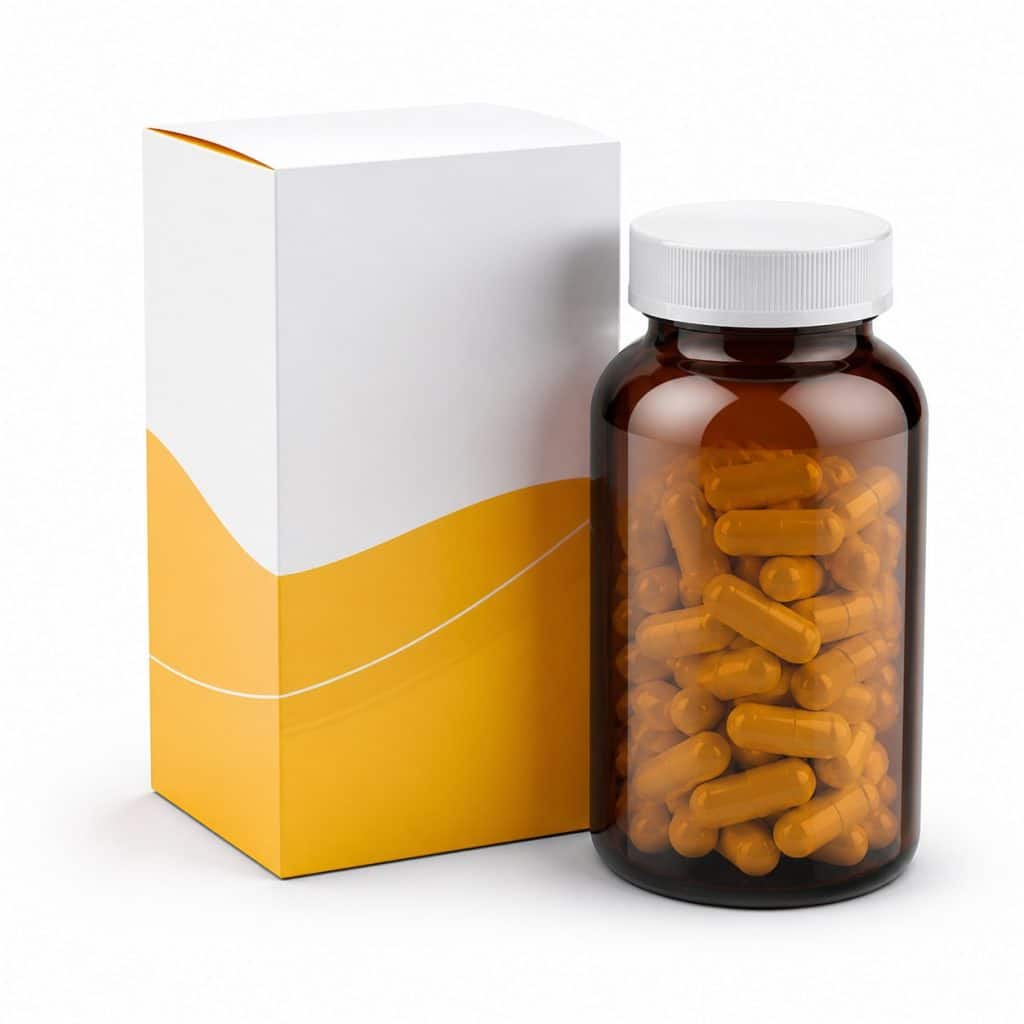 Vitamine C et zinc en gélules, boîte de 60 présenté seul