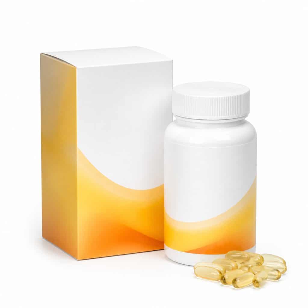 Vitamine D3 1000 UI en gélules, boîte de 90 présenté seul