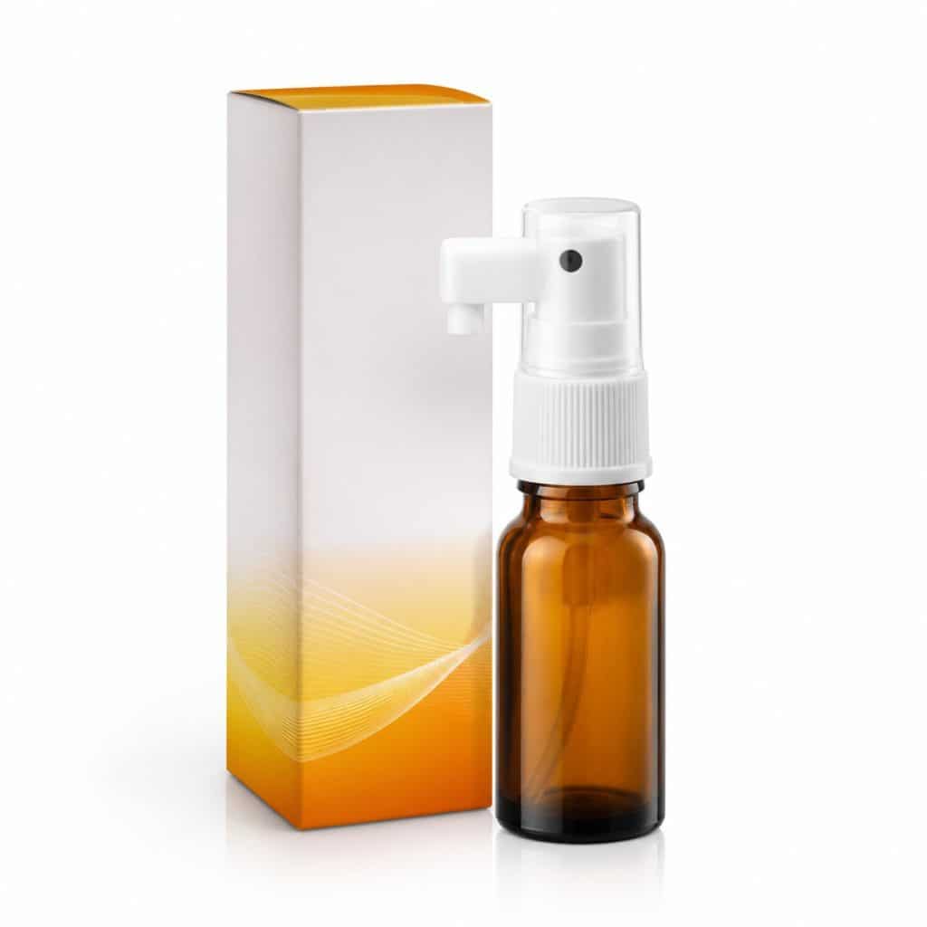Vitamine D3 en spray buccal, flacon 20 ml présenté seul